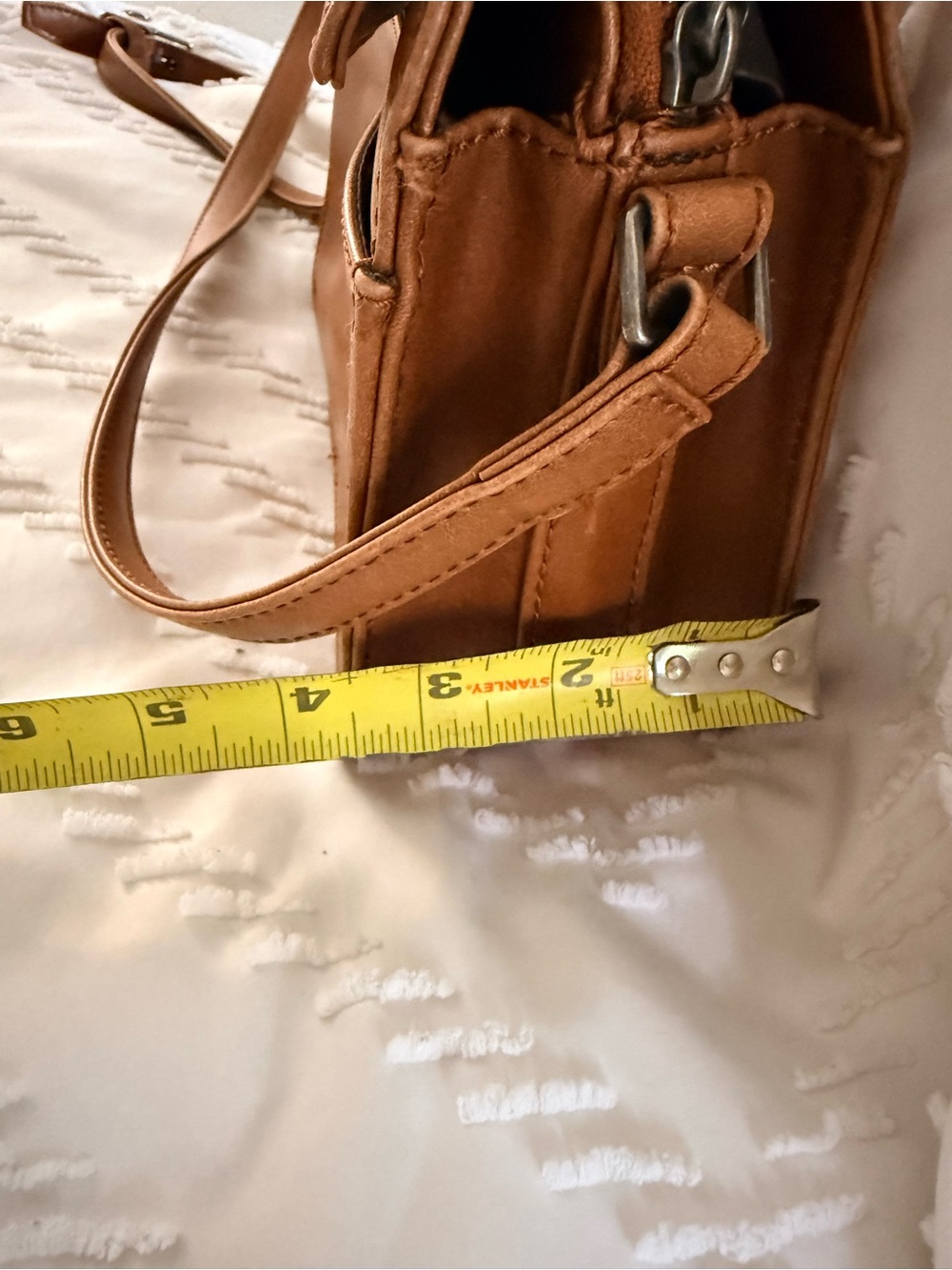Matt & Nat Cognac Orange Vegan Crossbody Bag - Picture 10 of 10